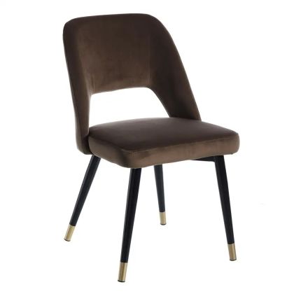 silla vintage marrón, Salón 77 cm