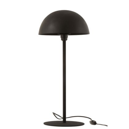 Lámpara de Sobremesa Paraguas Negro Opaco, 27 Cm