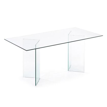 mesa comedor salón moderno, buran cristal 180 cm