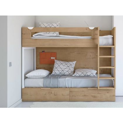 Dormitorio Juvenil con Litera Alfa Vita