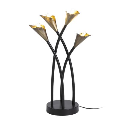 Lámpara de Sobremesa Tulipanes Estilo Oriental, 53 Cm