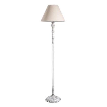 Lámpara de pie Metal Blanca, 45 Cm