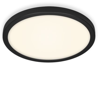 Plafón LED, Ø 40,5 CM, 24,5 W, Negro Diseño moderno