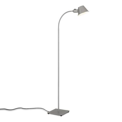 Lámpara De Pie Flexible Metal Cromo Mate, 152 Cm