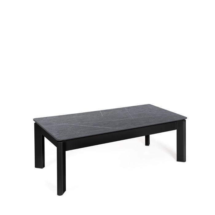 Mesa Centro Elevable Roland Gris/Negro