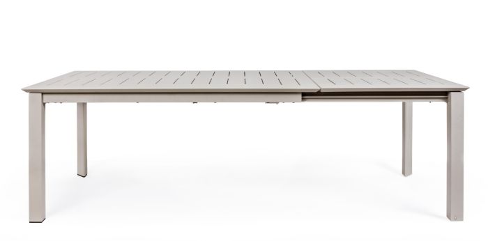 Mesa Extensible Aluminio Beige, 160/240 Cm