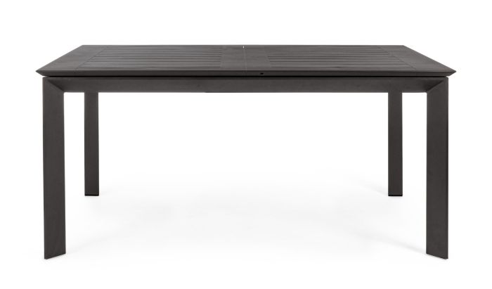 Mesa Extensible Aluminio Gris Antracita, 160/110 Cm