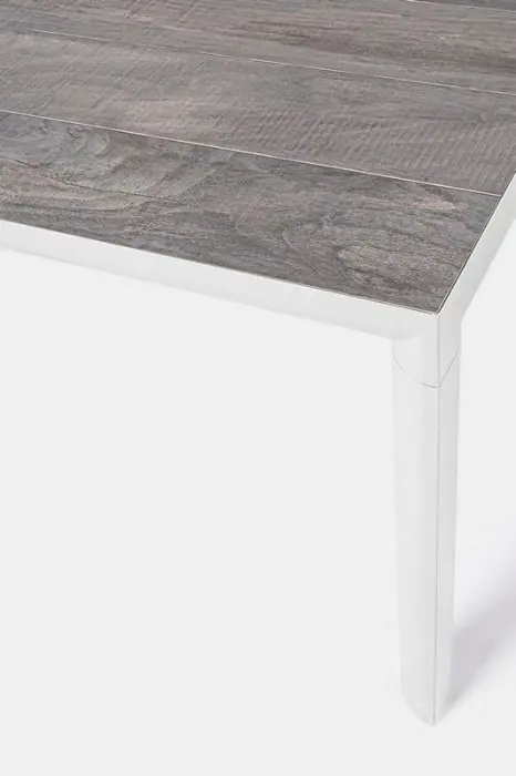 Mesa Jardín Mason Blanco Natural
