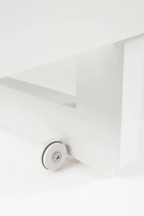 Tumbona Individual Tejido Aluminio Blanco, 195 Cm