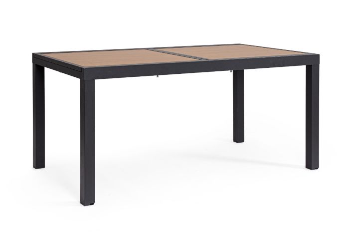 Mesa Extensible Hilija Negro, 160/240 Cm
