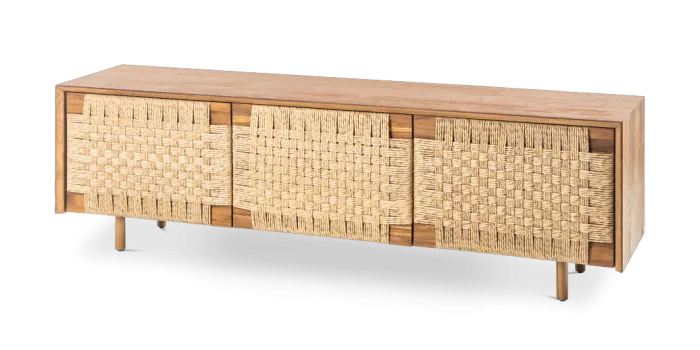 Mueble TV Virotec Viro Madera Teca Reciclada, 191 Cm
