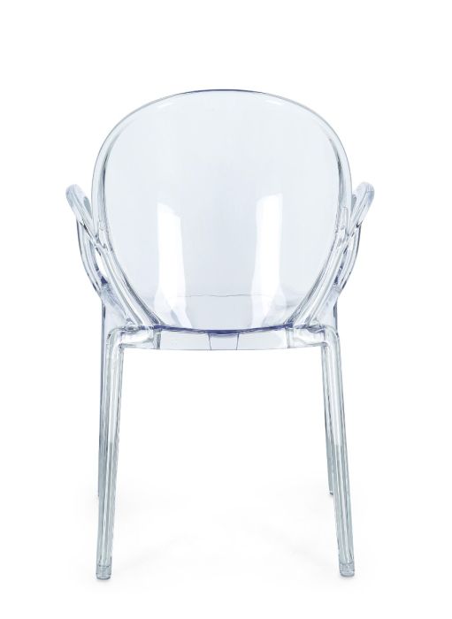 Silla Policarbonato Acabado Transparente, 58 Cm