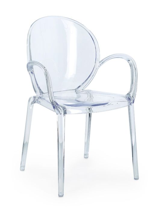 Silla Camilla Acabado Transparente