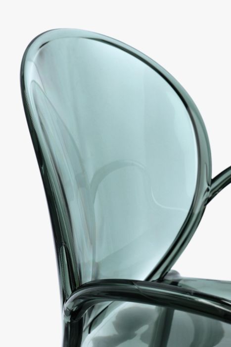 Silla Policarbonato Verde Transparente, 58 Cm