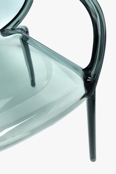 Silla Policarbonato Verde Transparente, 58 Cm