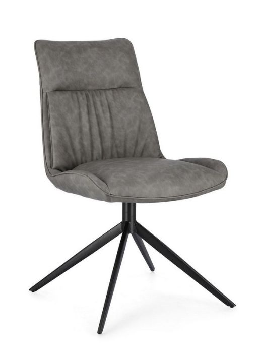Silla Moderna Gris Oscuro