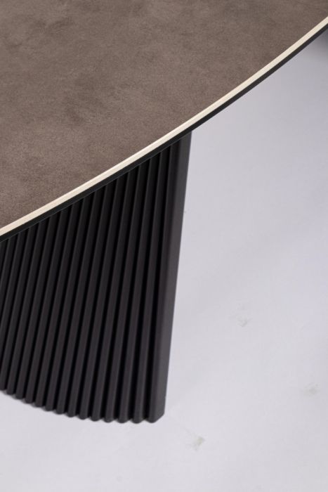 Mesa Extensible Cerámica Acero, 180/220 Cm