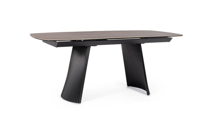 Mesa Extensible Cerámica Acero, 180/220 Cm
