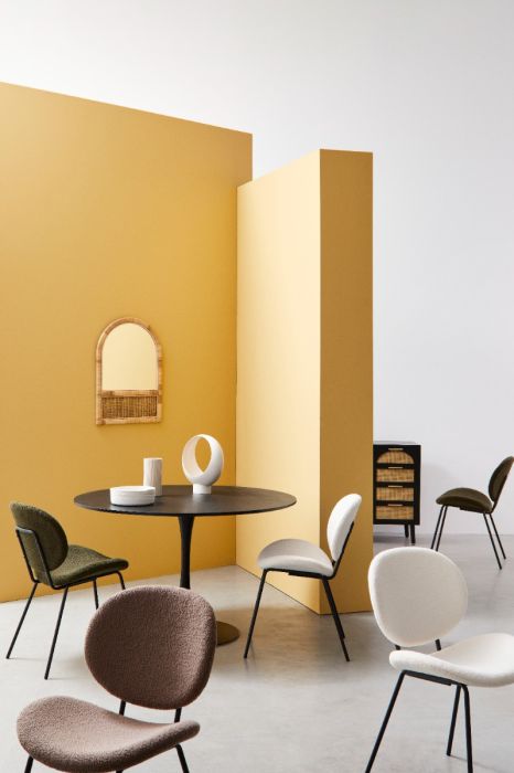 Mesa Comedor Negro Acero, Ø 120 Cm