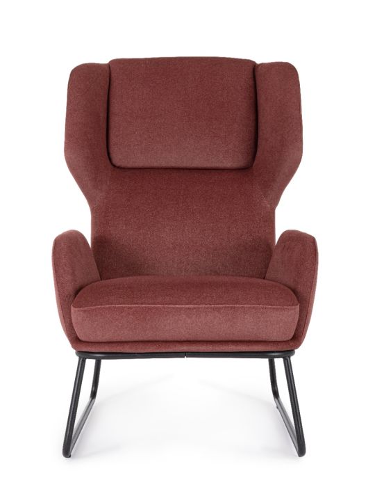 Sillón Color Coral Acero, 70 Cm