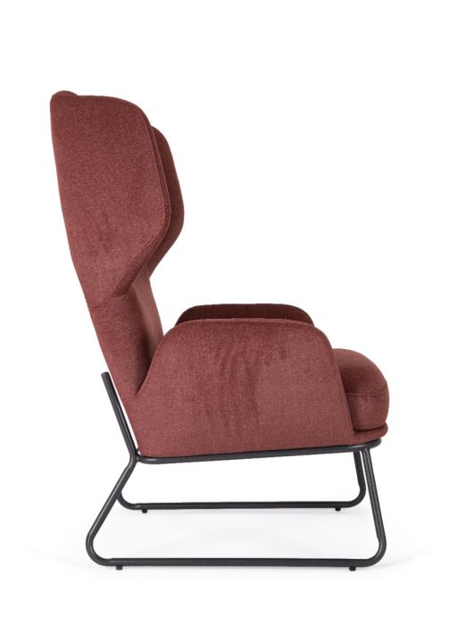 Sillón Color Coral Acero, 70 Cm