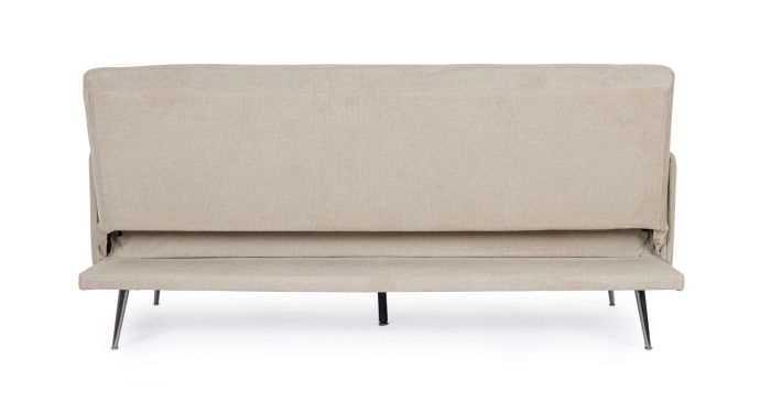 Sofá Cama Libro 3 Plazas Acabado Beige, 200 Cm