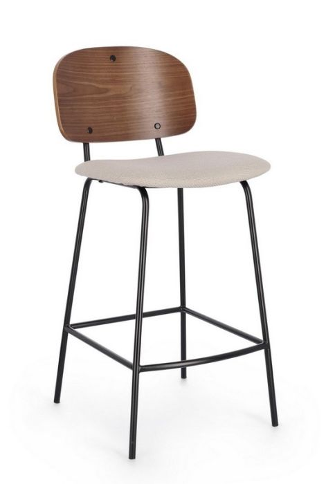 Taburete Alto Sienna Moderno Beige