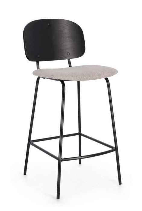Taburete Alto Sienna Moderno Beige