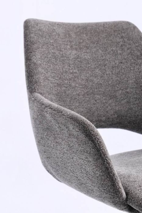 Silla Giratoria Gris Oscuro Acero, 59'5 Cm