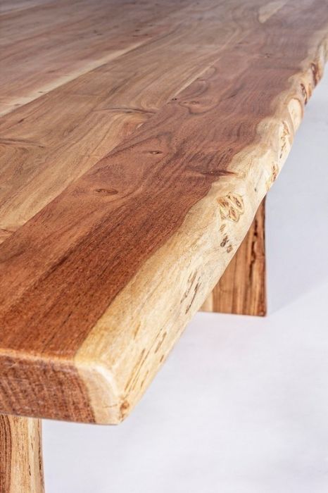 Mesa Comedor Madera Acacia Natural, 200 Cm