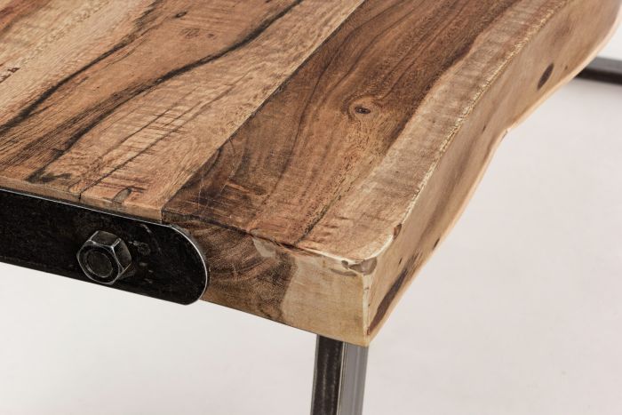 Mesa Comedor Acacia Acero, 220 Cm