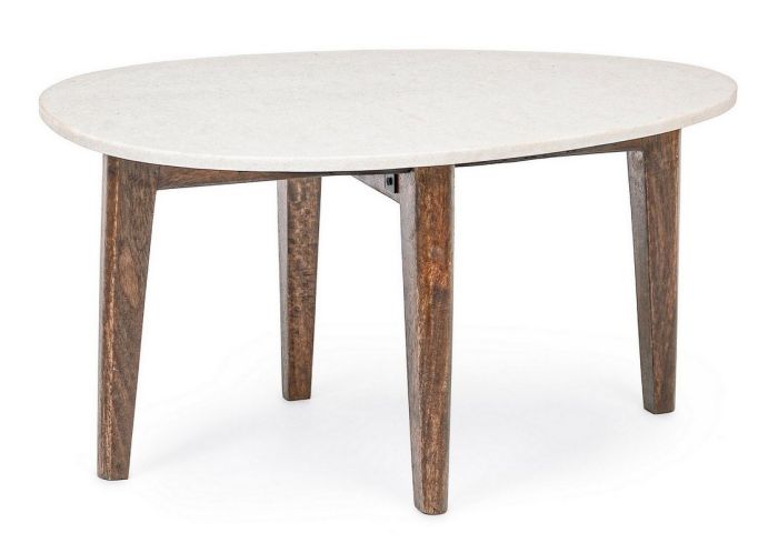 Mesa Centro Ovalada Sylvester, 70 Cm