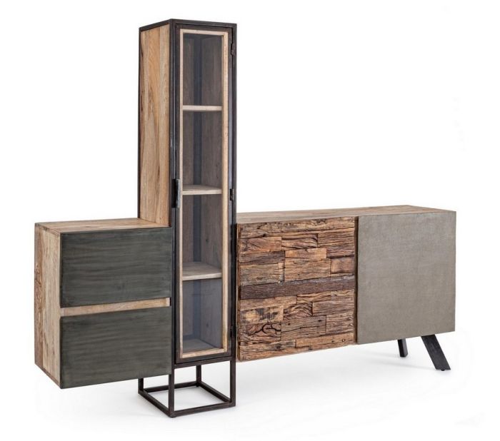 Aparador Manchester Madera Maciza Mango Madera Maciza Reciclada, 175 Cm