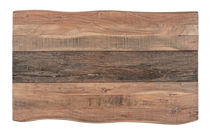 Mesa Centro Madera Acacia Reciclada Acero, 120 Cm