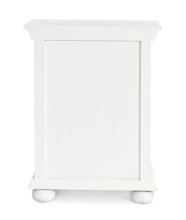 Mesita Noche Alinta Blanco 1 Puerta, 65 Cm