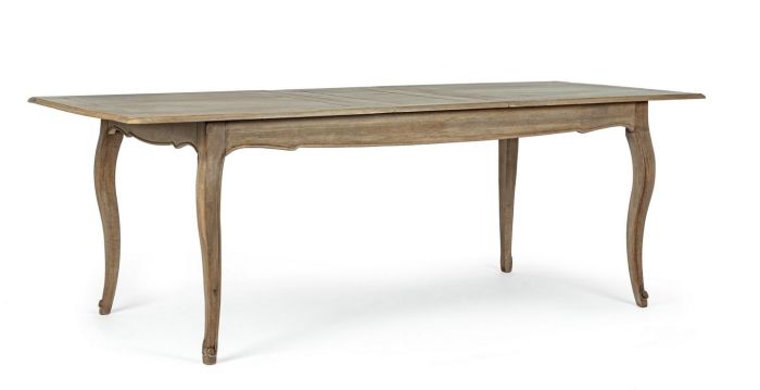 Mesa Extensible Domitille Estilo Vintage Diseño Clásico, 180-225 Cm