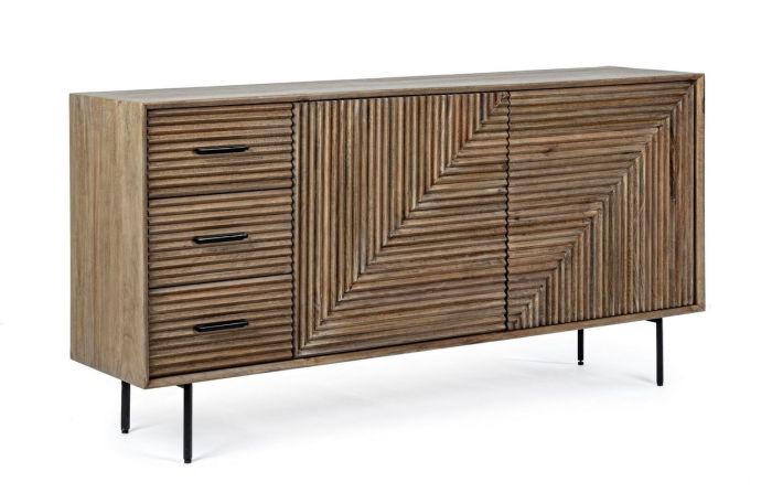 Aparador Darsey Madera Maciza Mango, 160 Cm