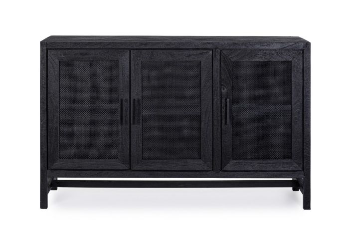 Aparador Weston Madera Mango Negro, 125 Cm