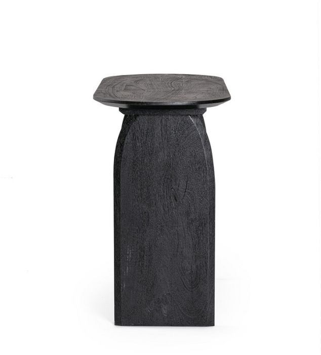 Consola Madera Mango Negro, 135 Cm