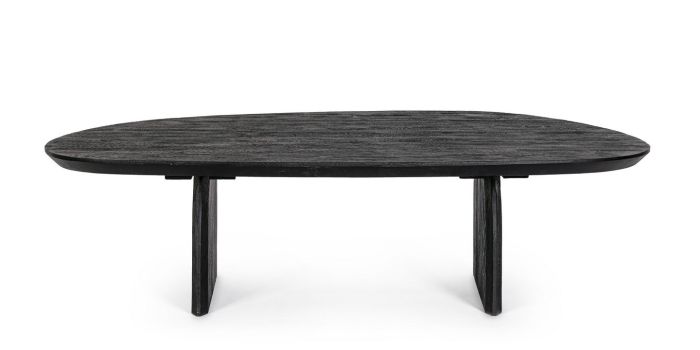 Mesa Centro Monterrey Madera Mango Negro, 135 Cm