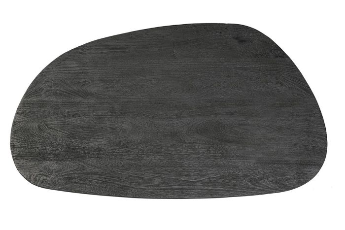 Mesa Centro Madera Mango Negro, 135 Cm