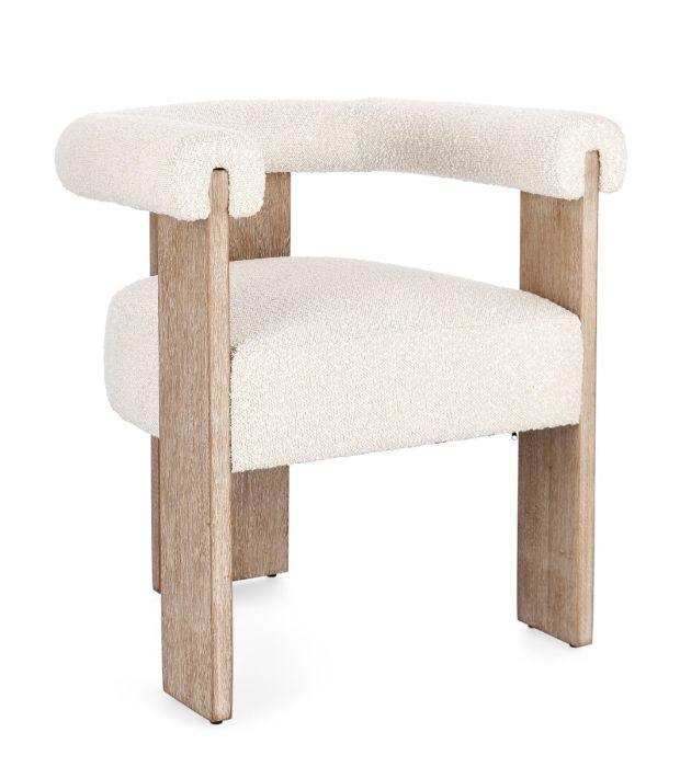Silla Agape Blanco Natural