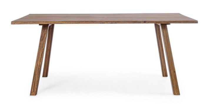 Mesa Jardín Listones Glasgow Madera Acacia Natural, 180 Cm