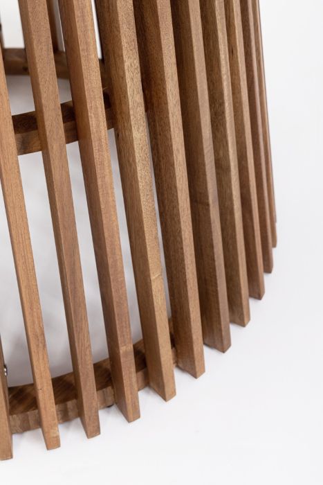 Mesa Exterior Redonda Madera Acacia, Ø120 Cm