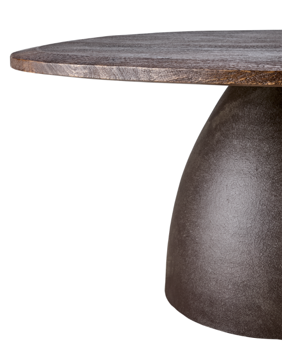 Mesa Centro Sobre Madera Mango Hierro, 86 Cm