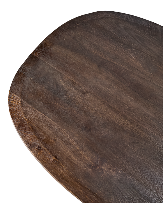 Mesa Centro Sobre Madera Mango Hierro, 86 Cm