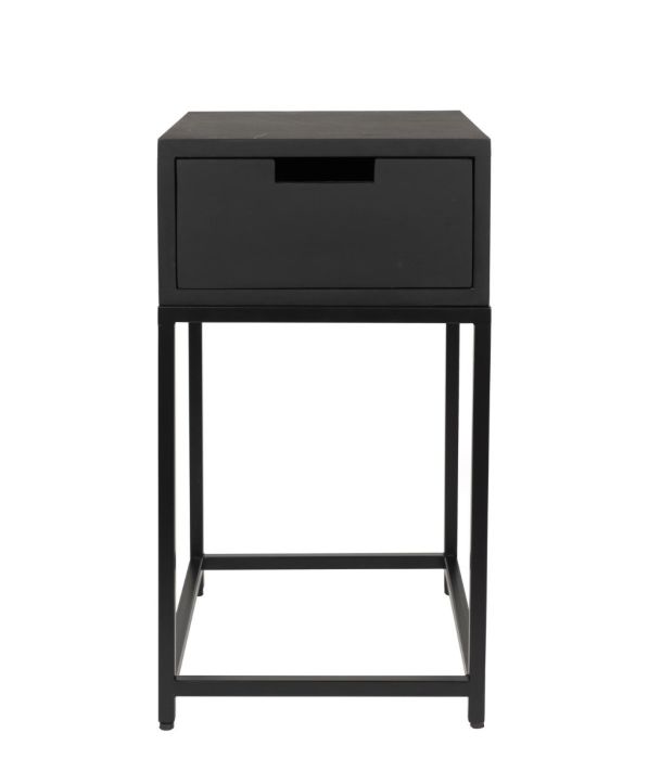 Mesa Auxiliar/Mesita Noche Parcq Negro