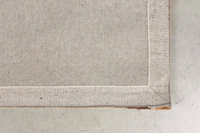 Alfombra Algodón Marrón Blanco, 230 Cm
