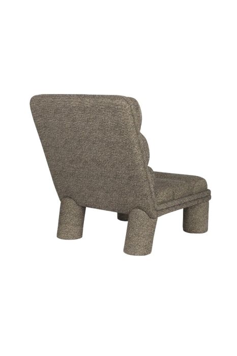 Sillón Relax de Diseño Tejido Gris Oscuro Hierro, 65 Cm