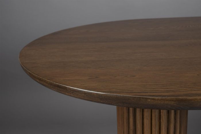 Mesa De Comedor Roble Color Nogal, 220 Cm